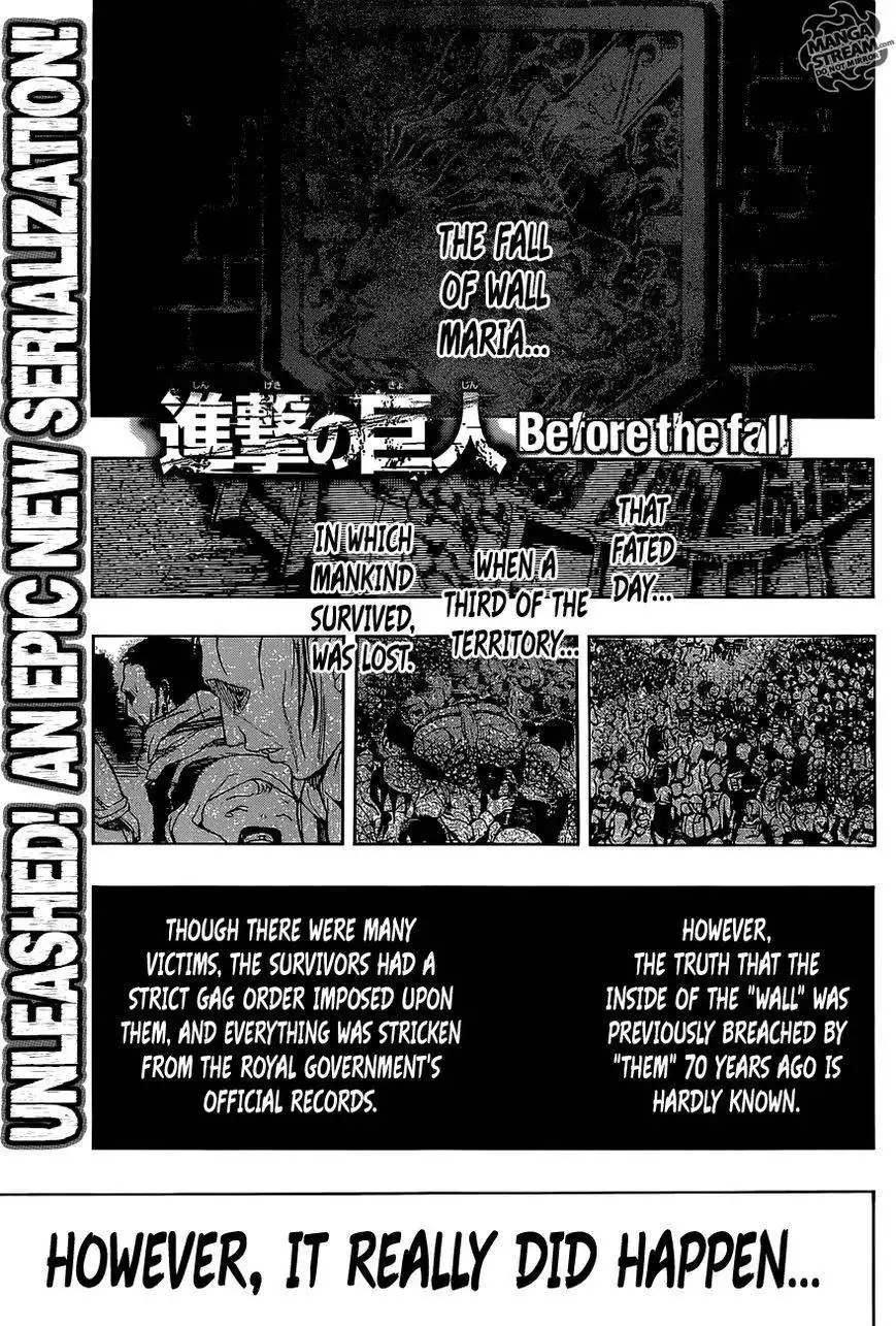 Shingeki no Kyojin Before the Fall Chapter 0 1